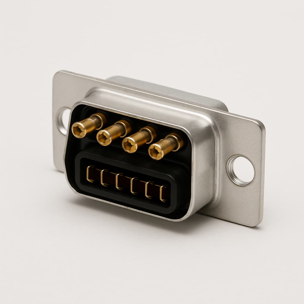 Molex / FCT 1731070167 (FMT8W8S-K121) D-Sub 8W8 Connector — illustrative AI-generated image