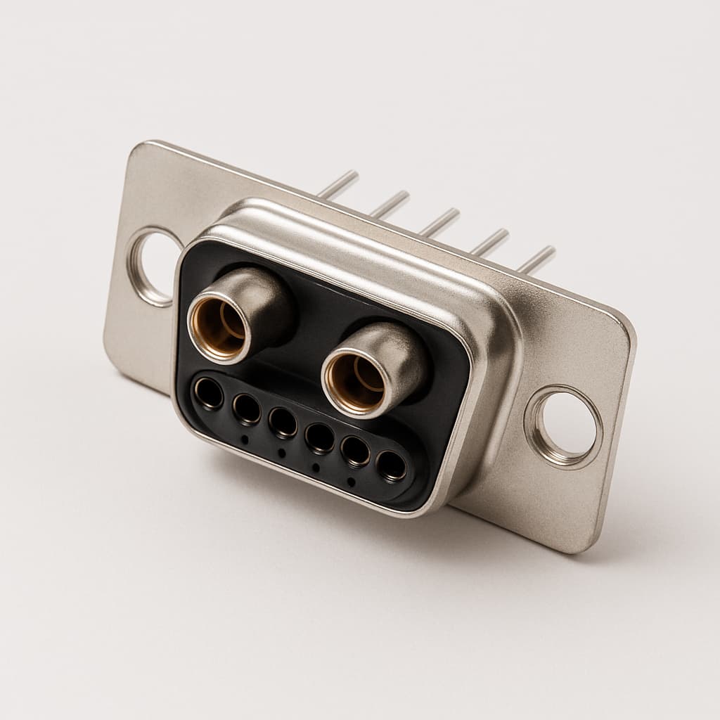 Molex / FCT 1731070627 (FMTS7W2S-K121) D-Sub Receptacle — illustrative AI-generated image