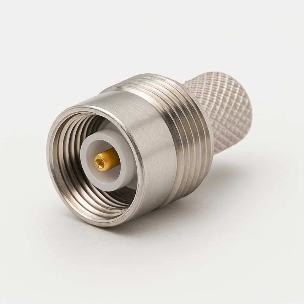 Molex / FCT 1731121001 (FMX076P102) 50 Ohm Plug — illustrative AI-generated image