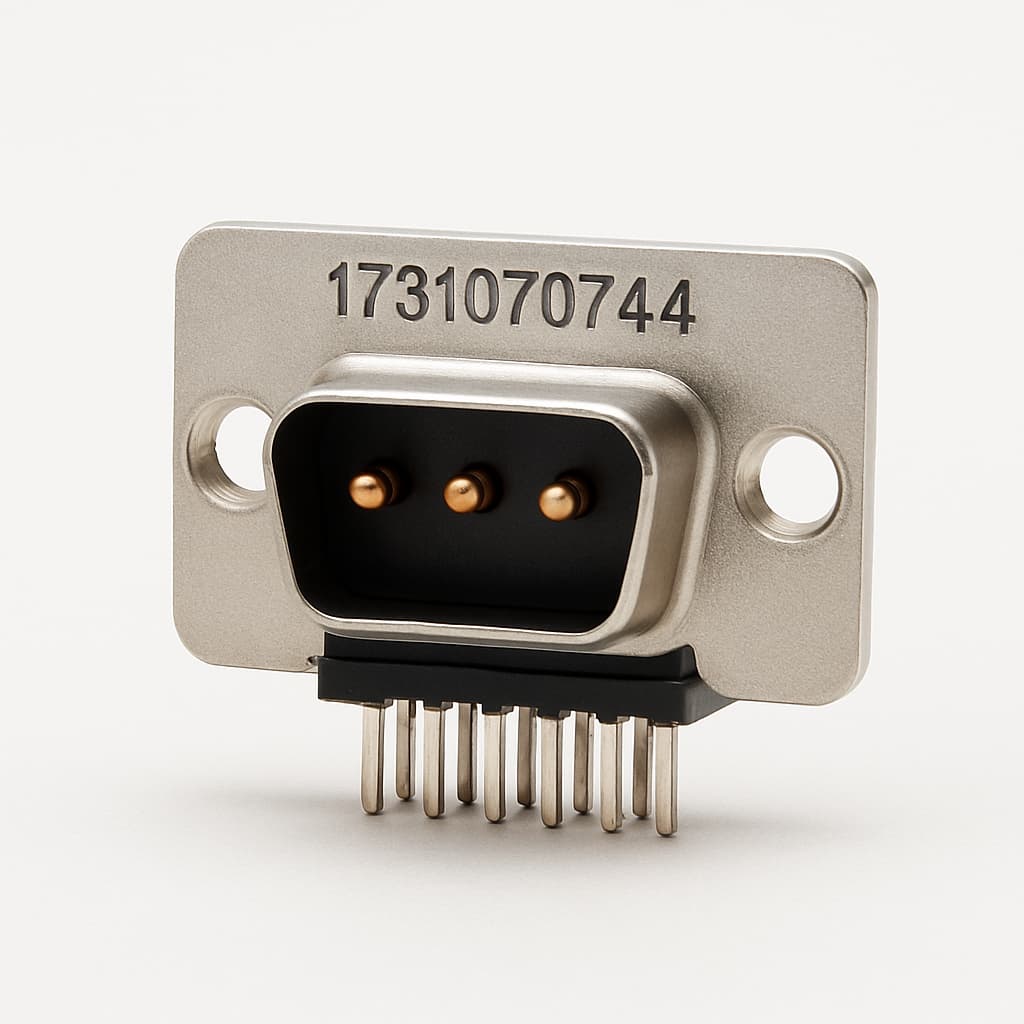 Molex / FCT 1731070744 (FMZ21WA4P-K120) — illustrative AI-generated image
