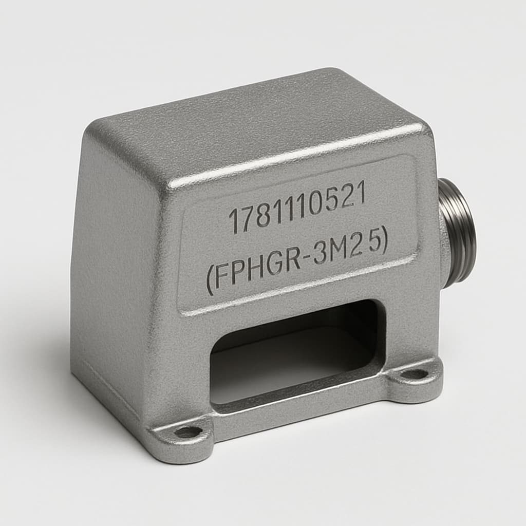 Molex / FCT 1731110521 (FPHGR-3M2.5) Hood — illustrative AI-generated image