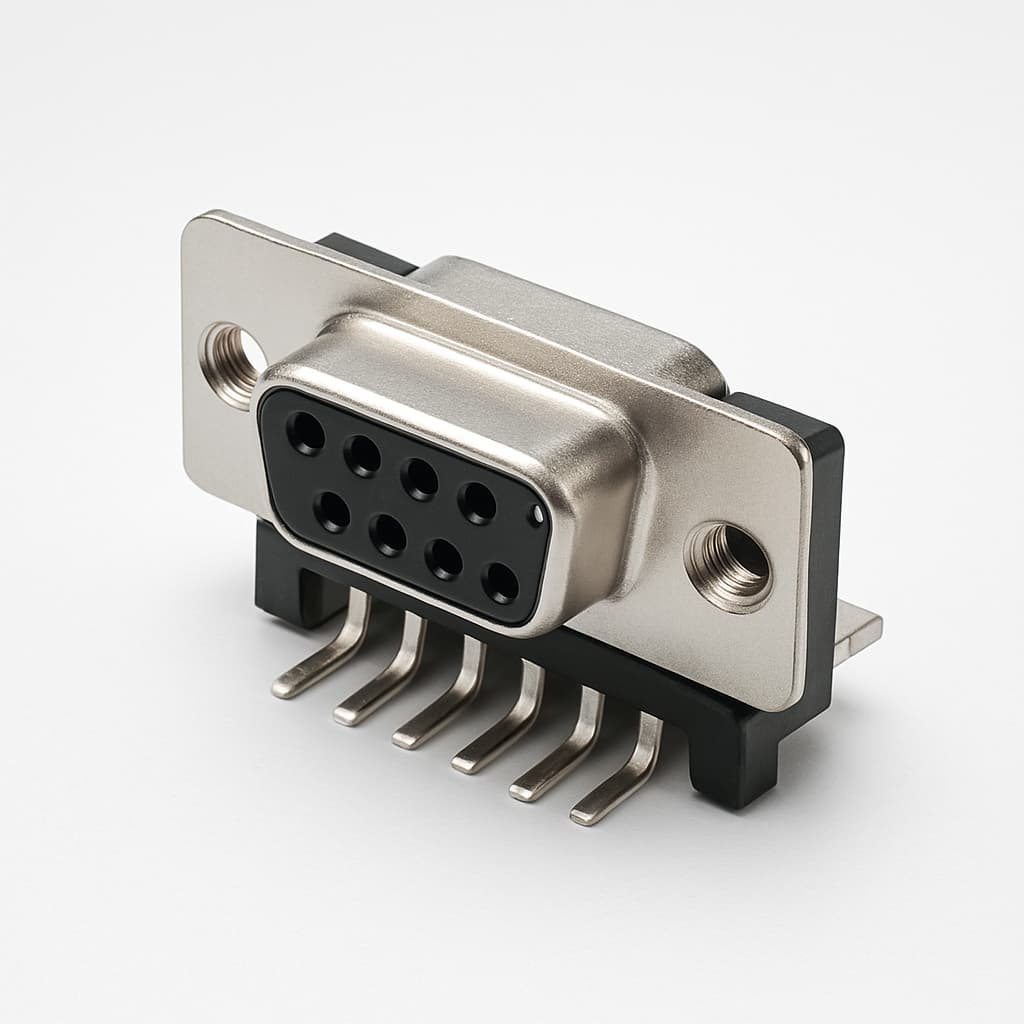 Molex / FCT 1731091921 SMT D-SUB RA PC Receptacle — illustrative AI-generated image