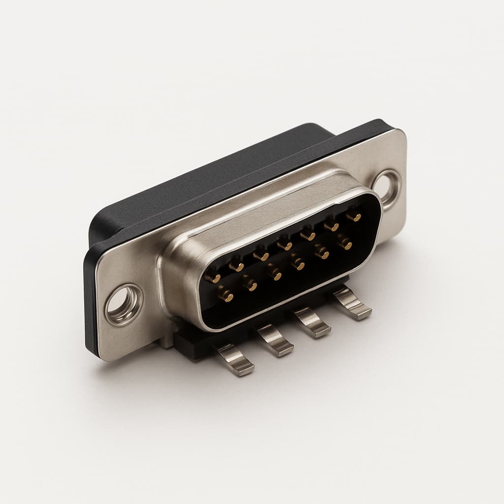 Molex / FCT 1731090683 SMT D-SUB Receptacle — illustrative AI-generated image