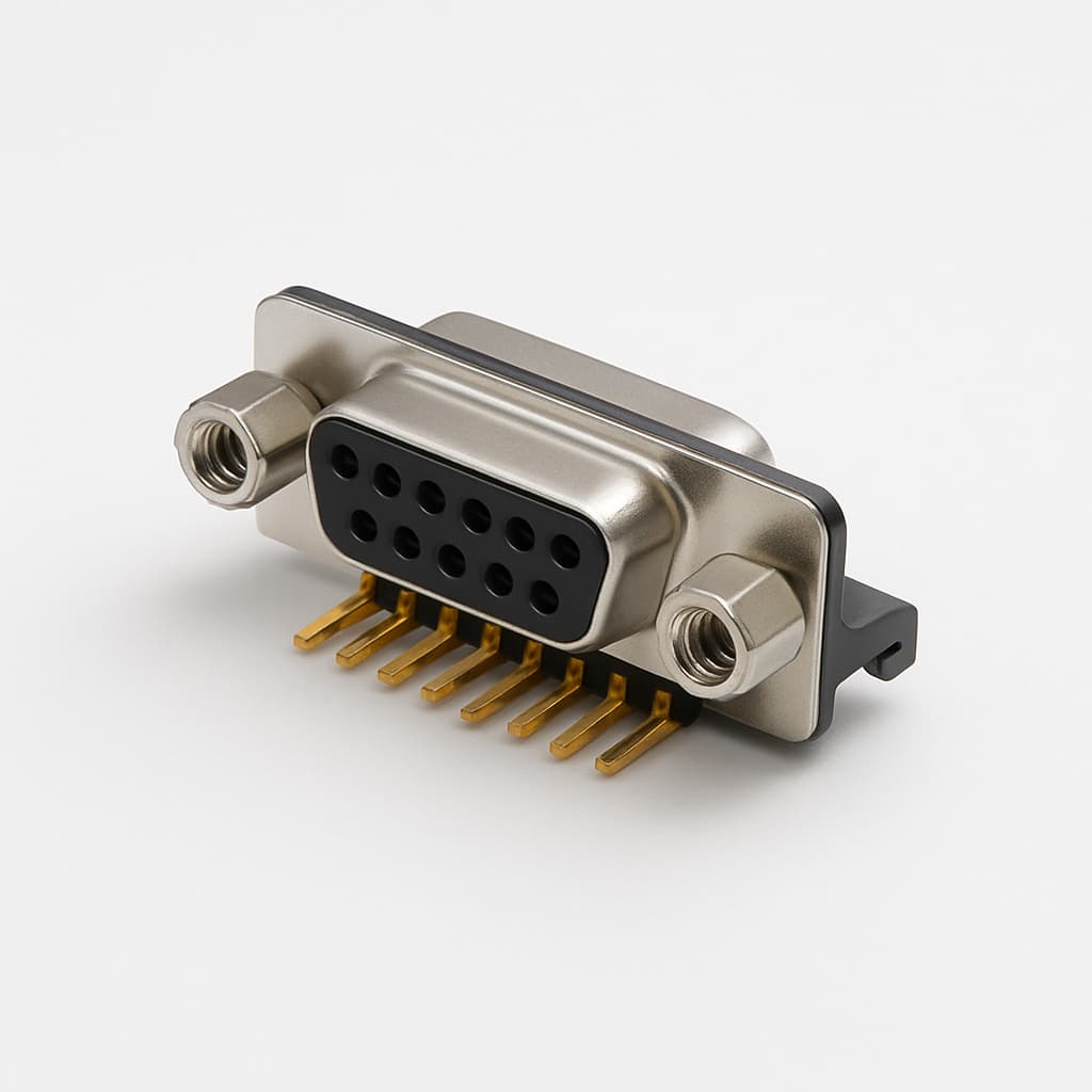 Molex / FCT 1731091924 (FSLT15S107G1-3752) SMT D-Sub Receptacle — illustrative AI-generated image