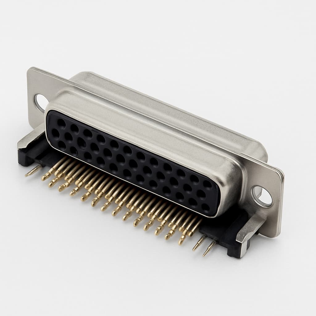 Molex / FCT 1731090562 (FSLT25S107G1) SMT D-Sub Receptacle — illustrative AI-generated image