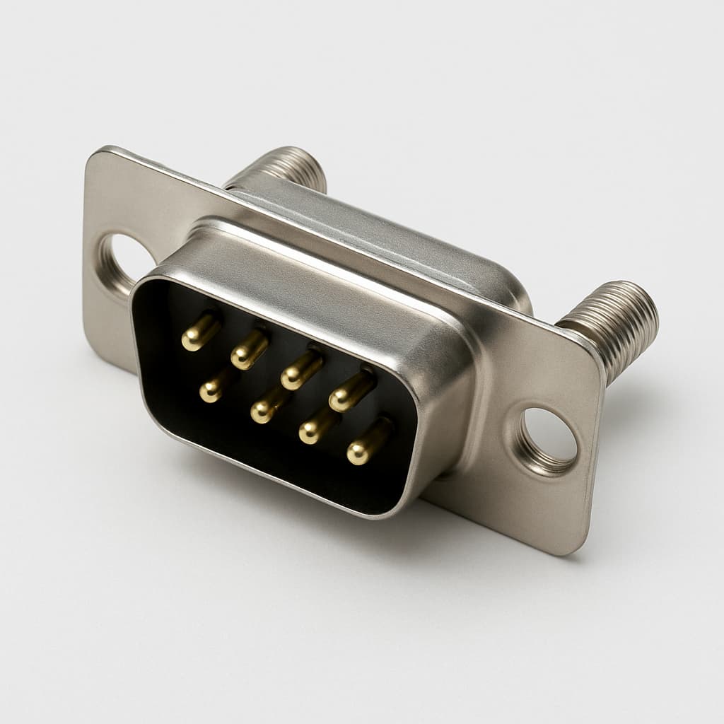 Molex / FCT 1731090109 (FT09P0G3) D-Sub Plug — illustrative AI-generated image