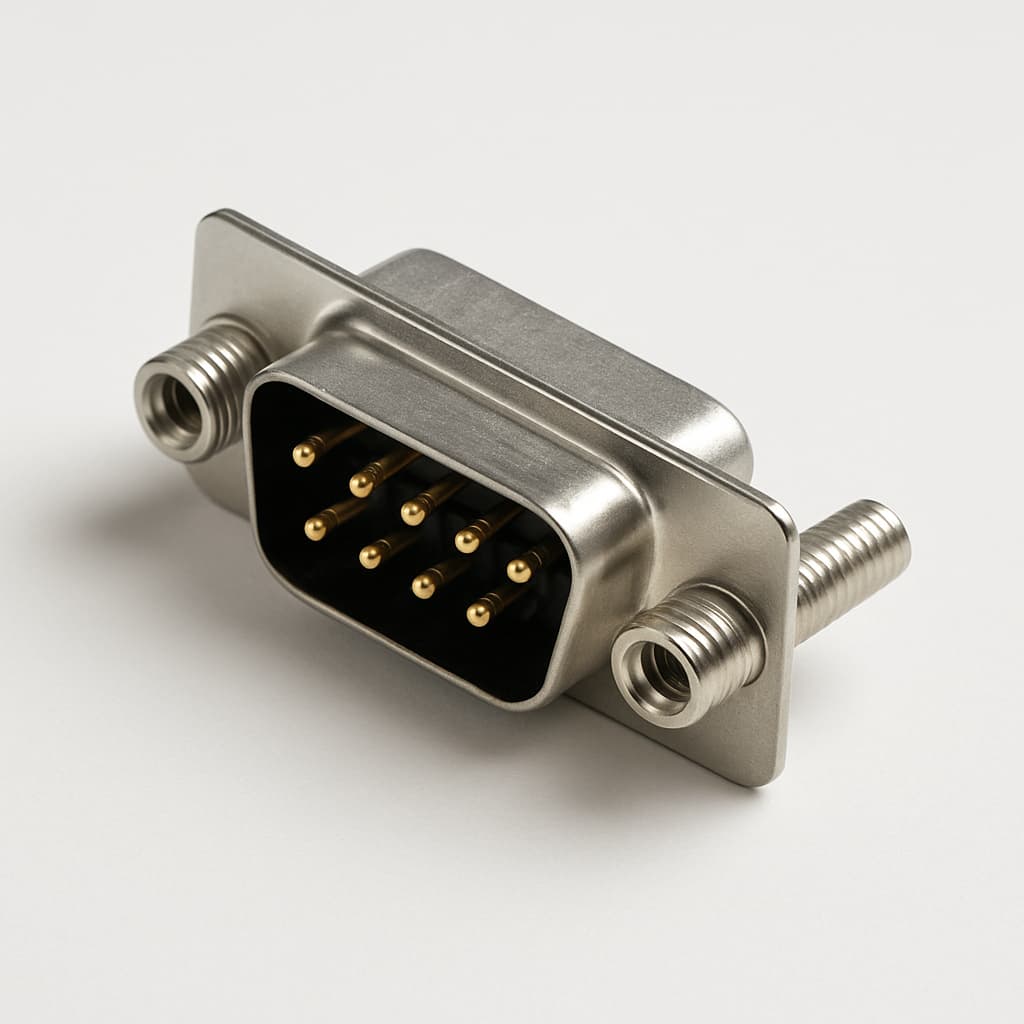 Molex / FCT 1731090289 (FT09P1G3) D-Sub Plug — illustrative AI-generated image