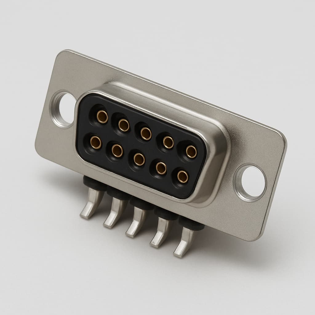 Molex / FCT 1731090104 (FT09S0G2) D-SUB SDR Receptacle — illustrative AI-generated image
