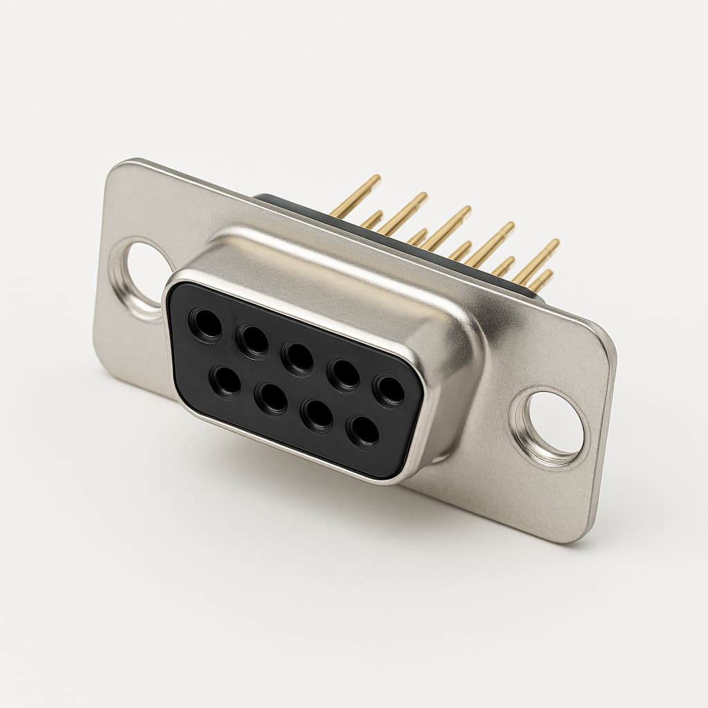 Molex / FCT 1731090114 (FT09S0G3) D-SUB SDR Receptacle — illustrative AI-generated image
