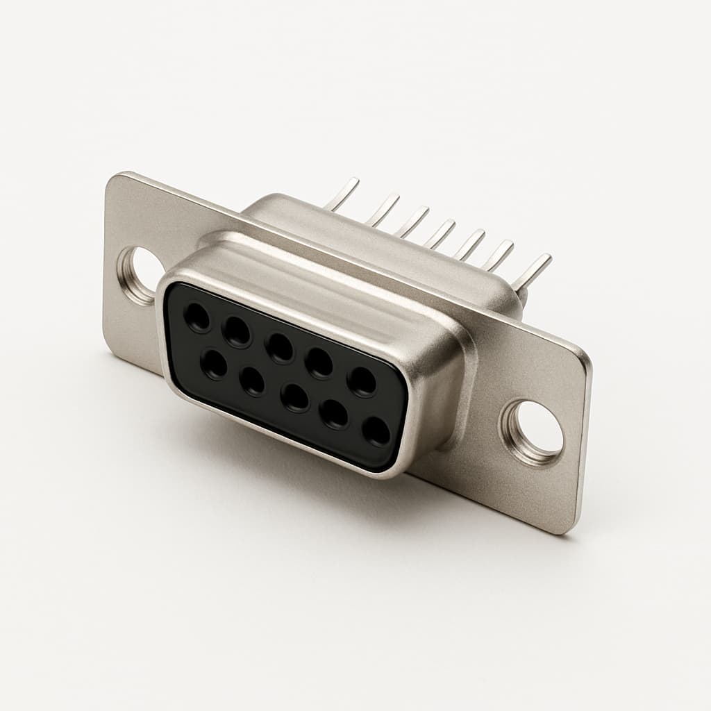 Molex / FCT 1731090977 (FT09S26G1) D-Sub PC Receptacle — illustrative AI-generated image