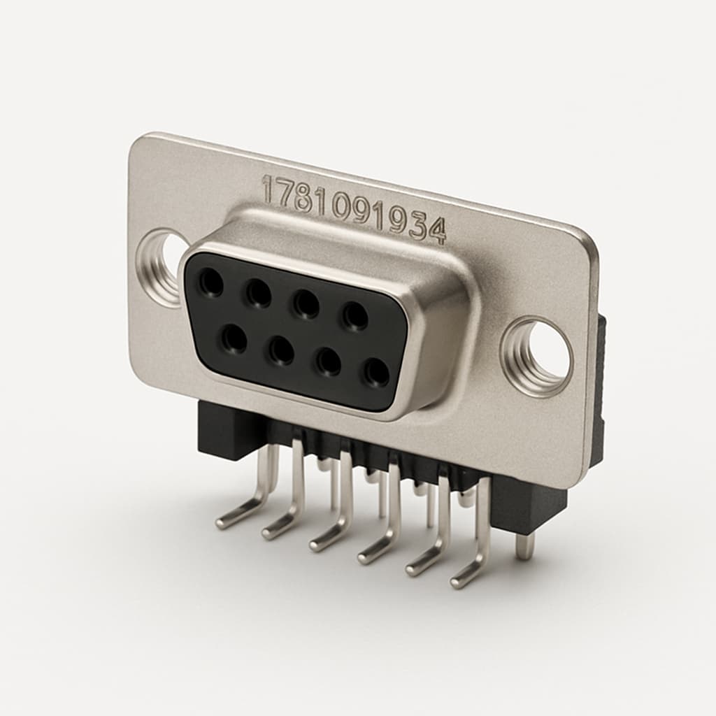 Molex / FCT 1731091934 (FT09S5G1) D-SUB Receptacle — illustrative AI-generated image