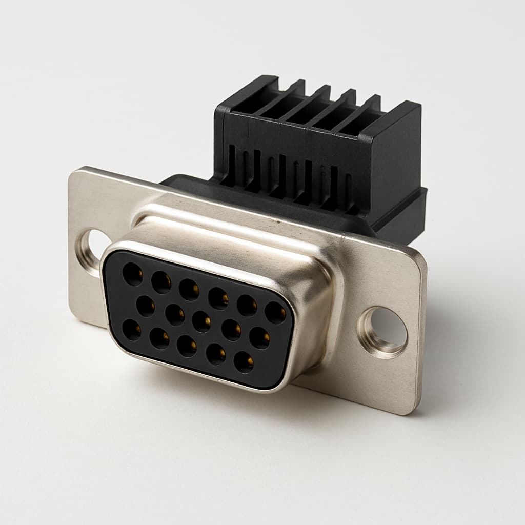 Molex / FCT 1731091885 (FT15P15-K61) D-SUB IDC Receptacle — illustrative AI-generated image