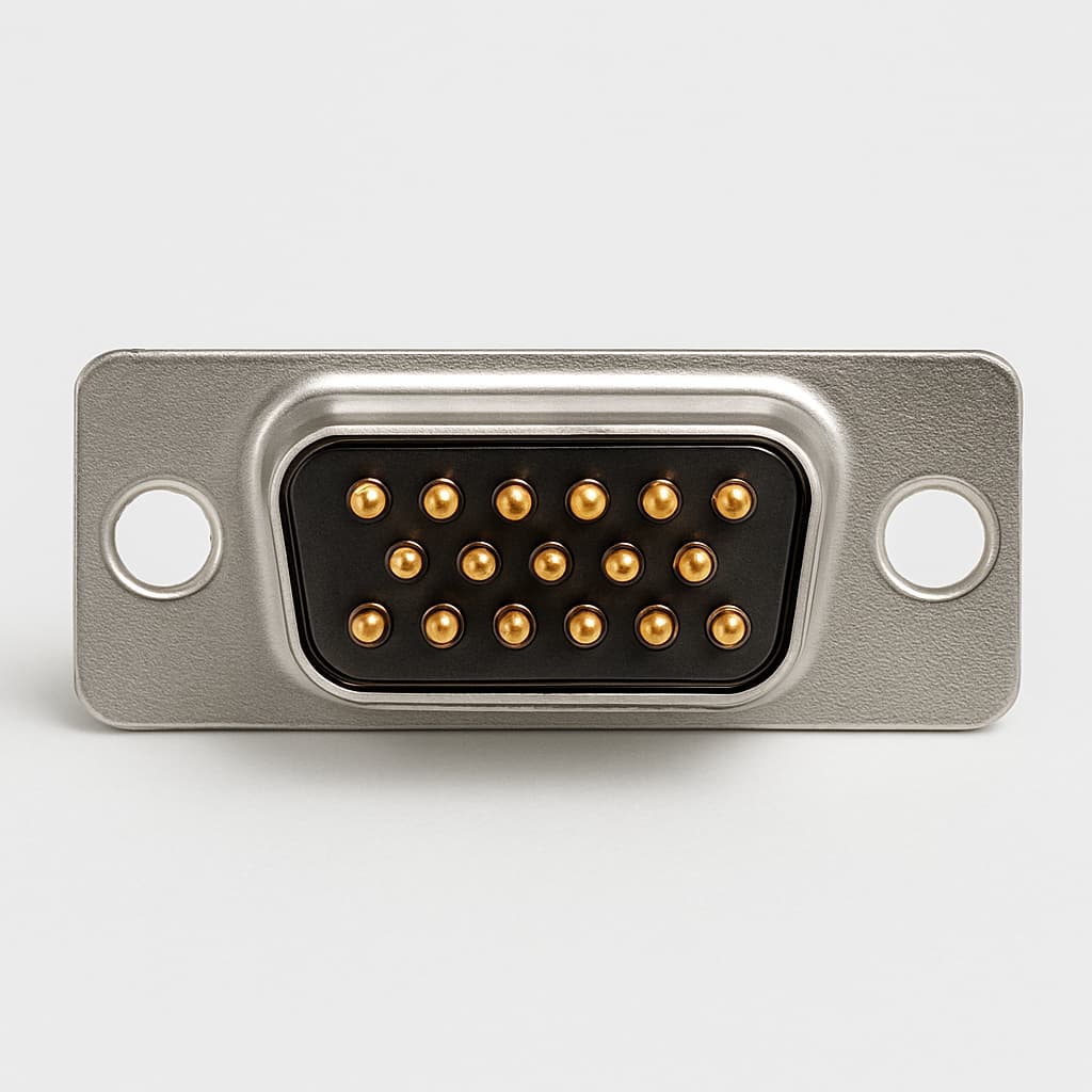 Molex / FCT 1731090105 (FT15S0G2) D-SUB SDR Receptacle — illustrative AI-generated image