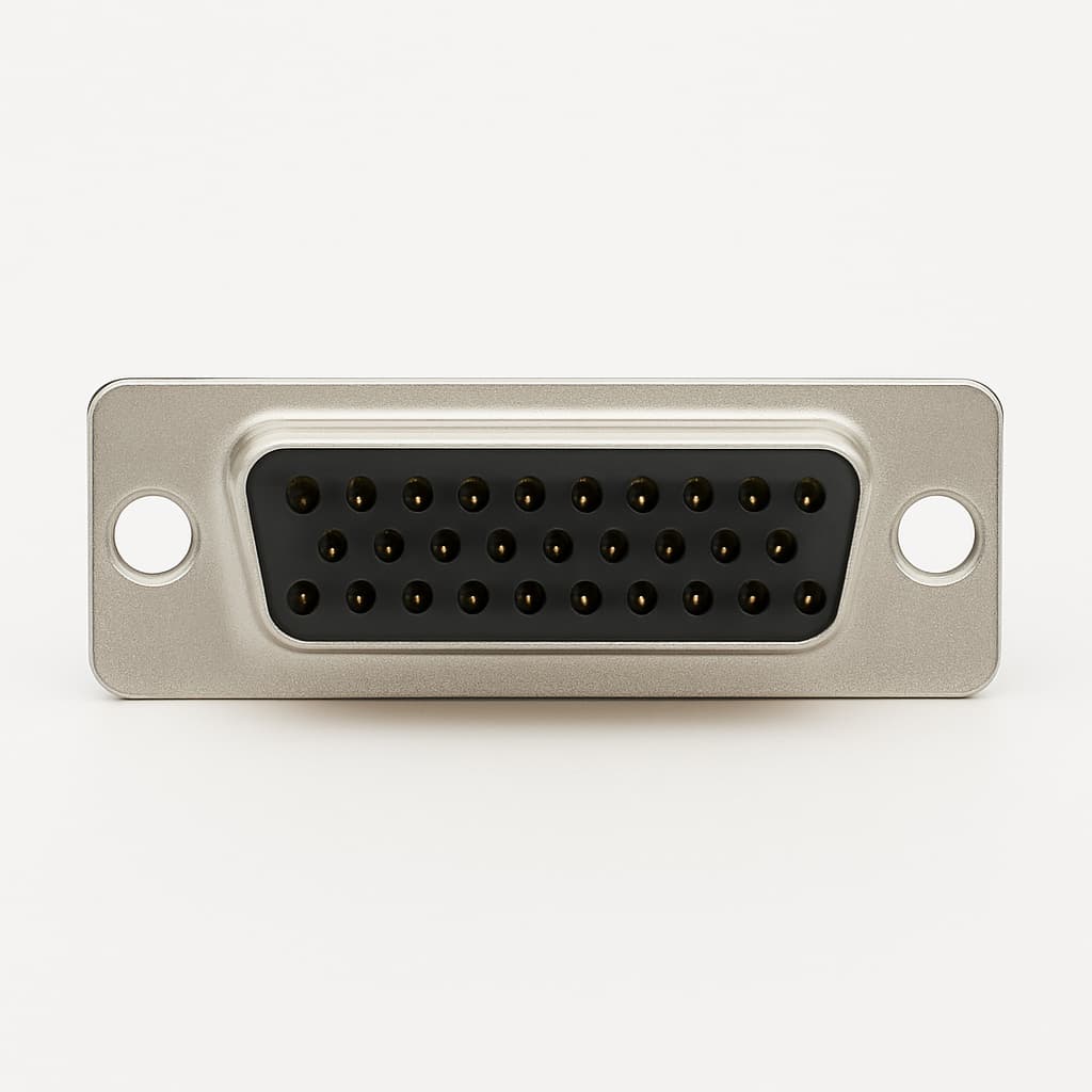 Molex / FCT 1731090096 (FT25S0G1) D-SUB SDR Receptacle — illustrative AI-generated image