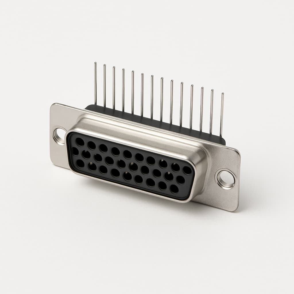 Molex / FCT 1731090987 (FT25S4G3) D-Sub Wirewrap Receptacle — illustrative AI-generated image