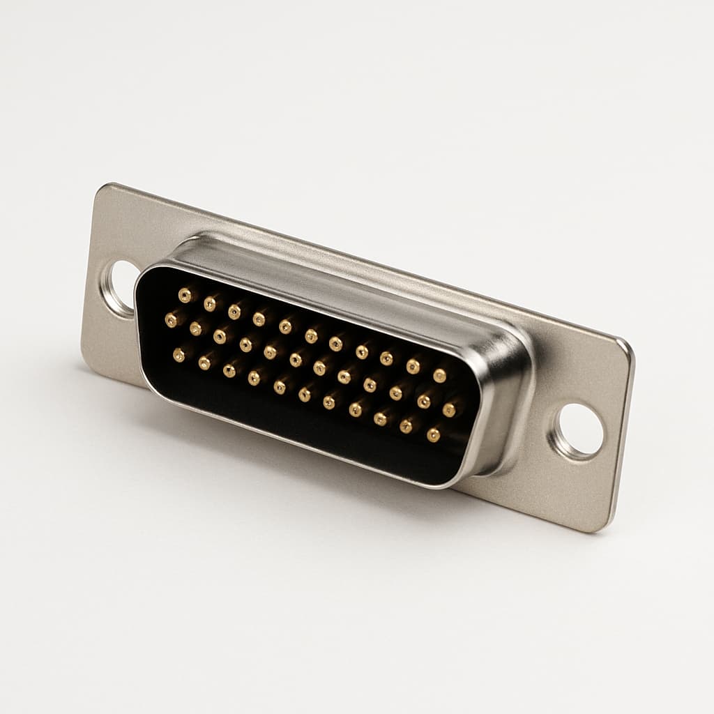 Molex / FCT 1731090097 (FT37S0G1) D-SUB SDR Receptacle — illustrative AI-generated image
