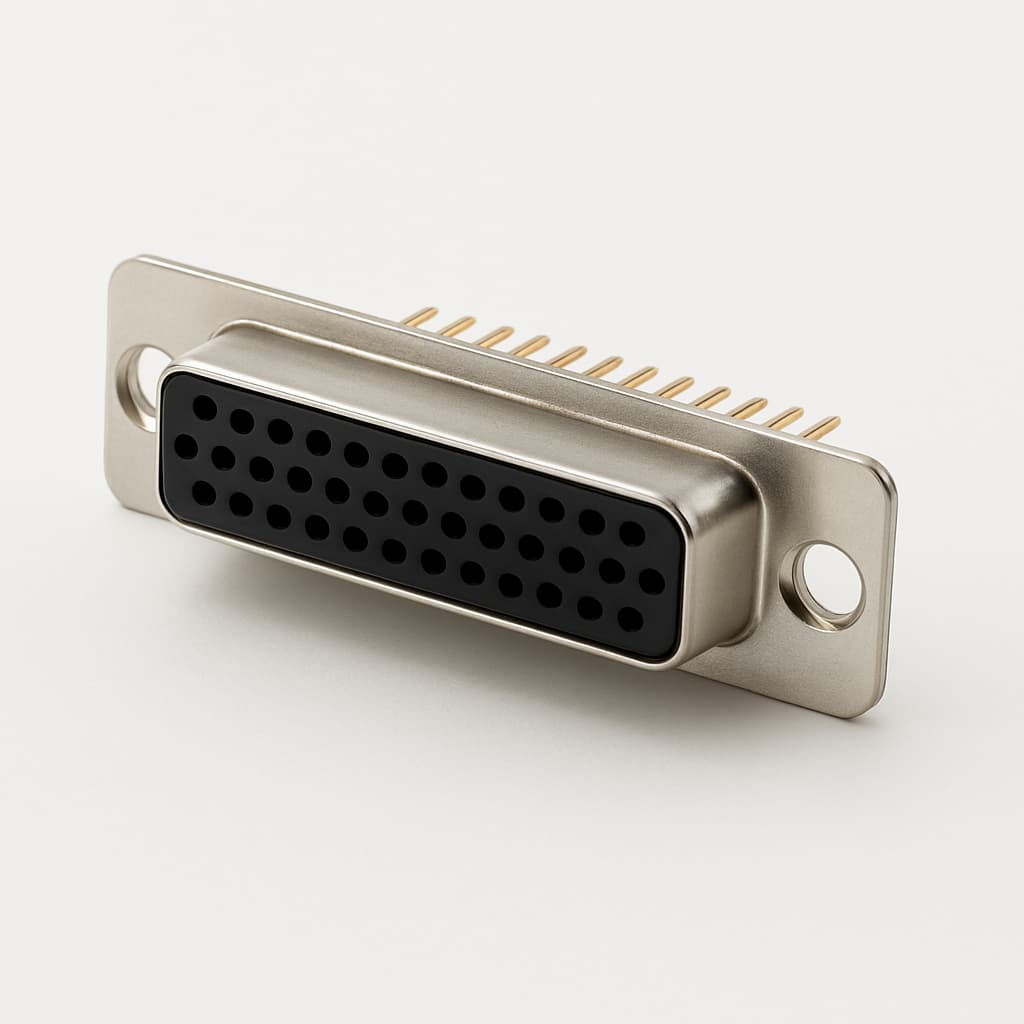 Molex / FCT 1731090107 (FT37S0G2) D-SUB SDR Receptacle — illustrative AI-generated image