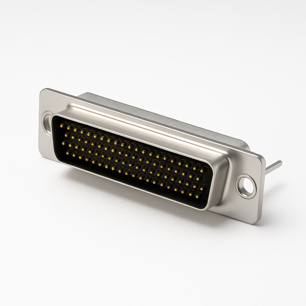 Molex / FCT 1731091953 (FT50P1G1) D-Sub PC Plug — illustrative AI-generated image