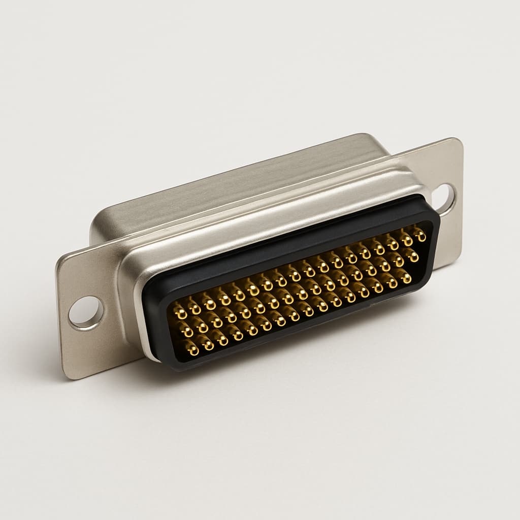 Molex / FCT 1731090108 (FT50S0G2) D-SUB SDR Receptacle — illustrative AI-generated image