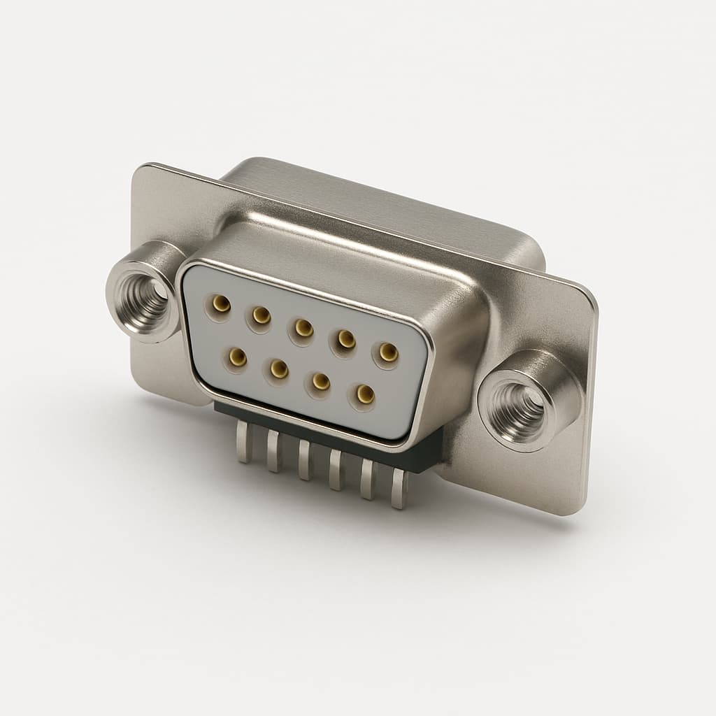 Molex / FCT 1731090988 (FTS09P0G2) D-Sub SDR Plug 09 Pin — illustrative AI-generated image