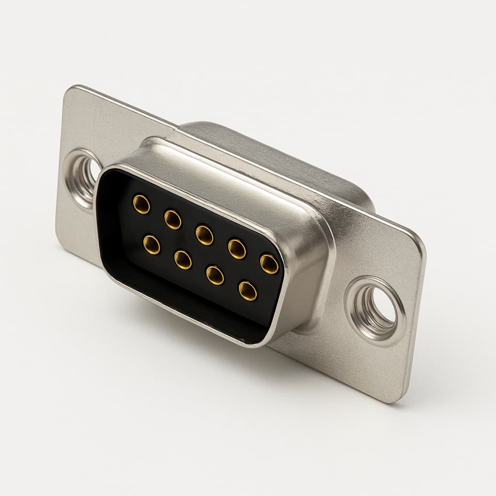Molex / FCT 1731091981 (FU09S7-1437) D-SUB CRP Receptacle — illustrative AI-generated image