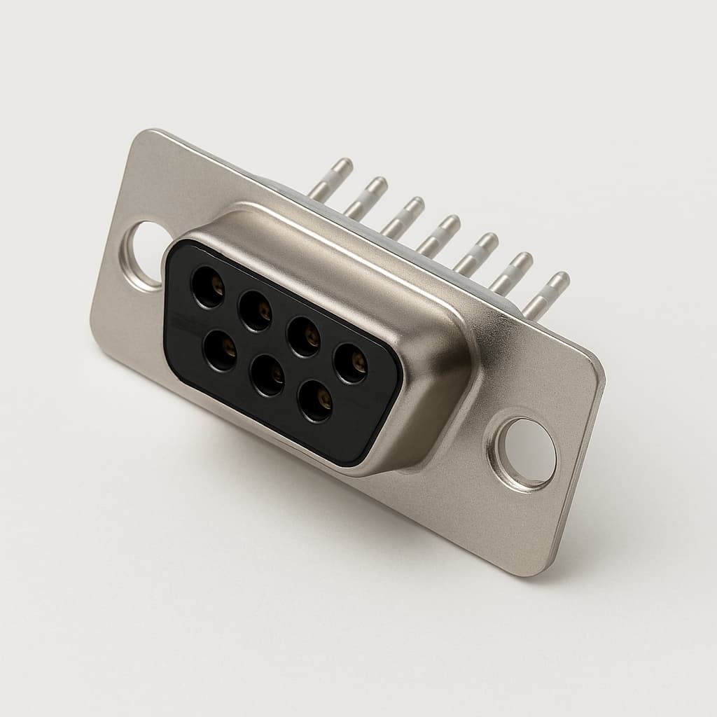 Molex / FCT 1731140162 (FU09S7-2710) D-SUB Receptacle — illustrative AI-generated image