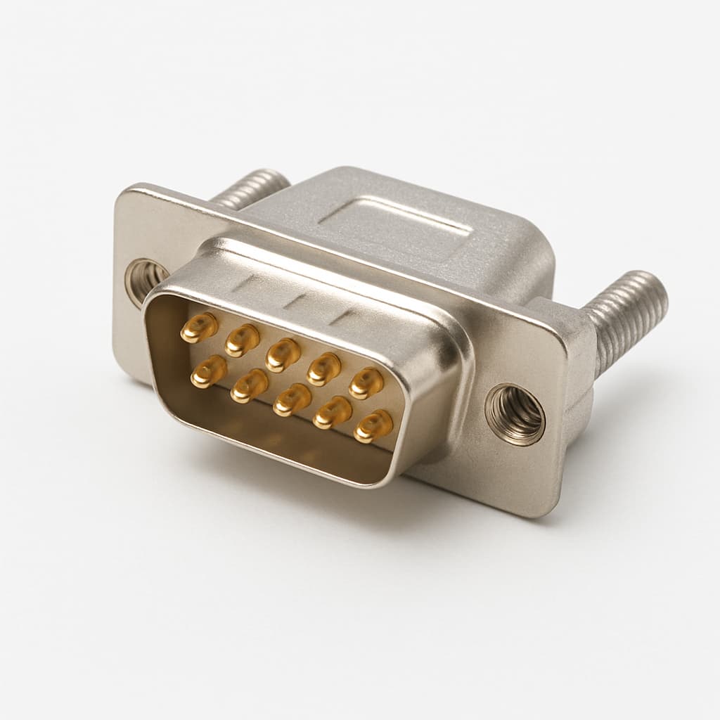Molex / FCT 1731091982 (FU15P7-1437) D-SUB Plug — illustrative AI-generated image