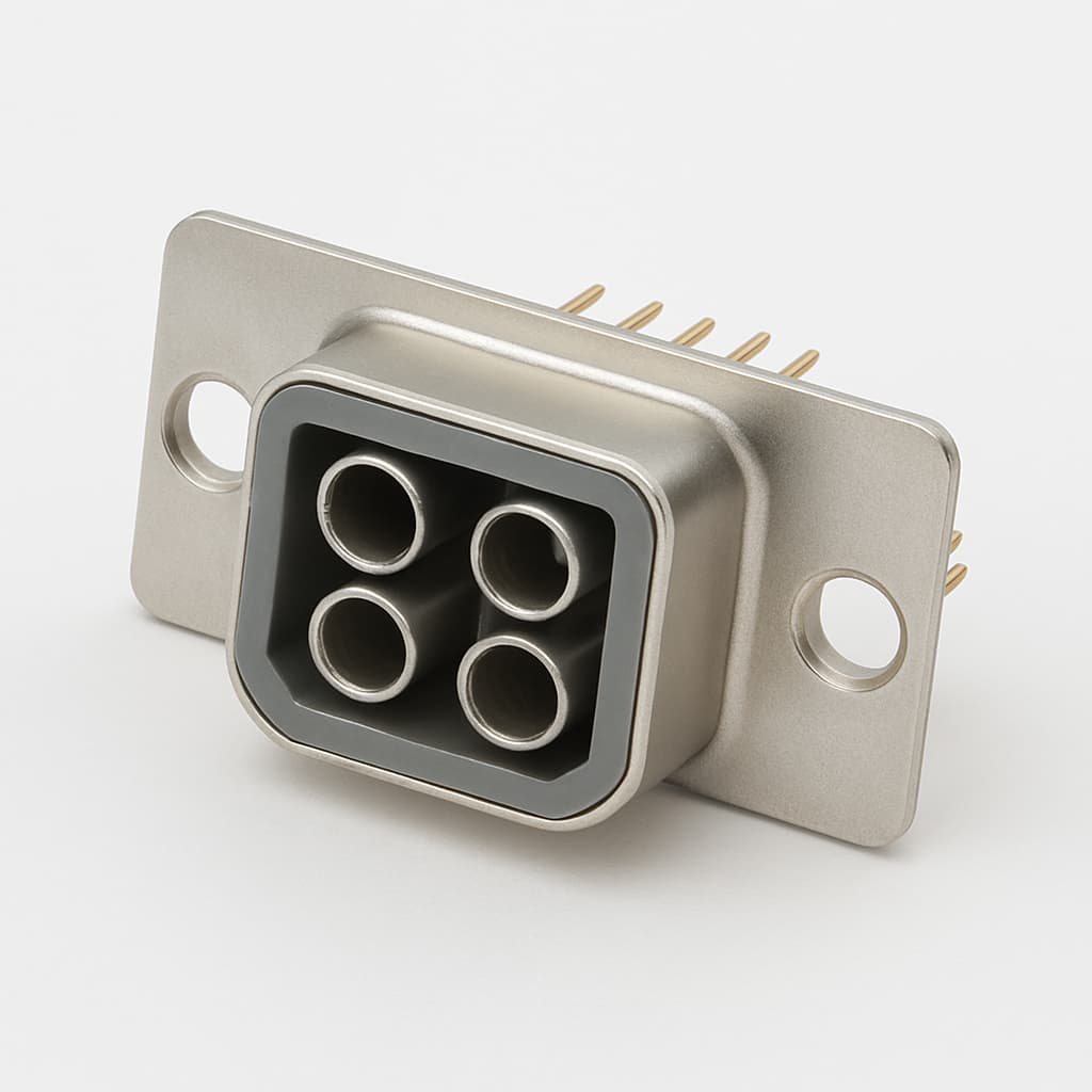 Molex / FCT 1731070622 (FU21WA4S7) ML D-SUB CRP Receptacle 21WA4 — illustrative AI-generated image