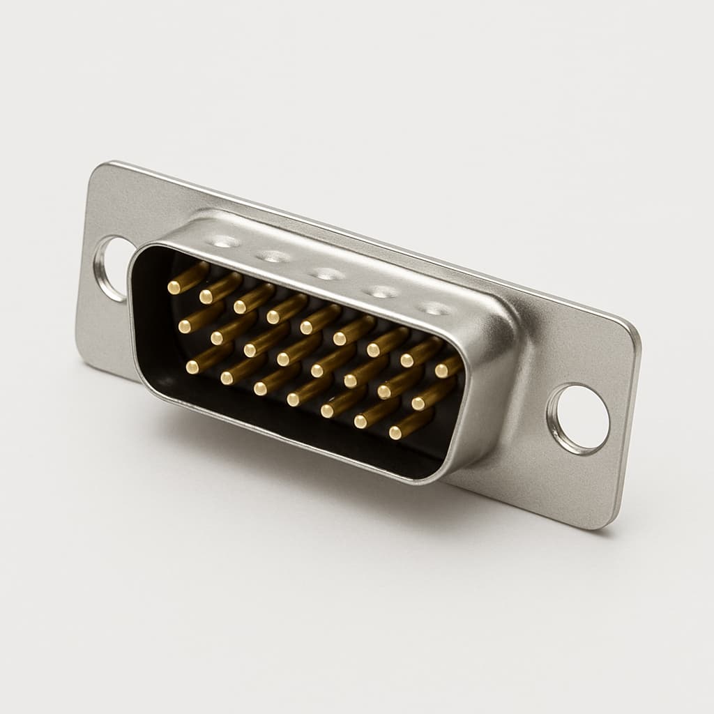 Molex / FCT 1731140163 (FU25S7-2710) D-Sub Receptacle — illustrative AI-generated image