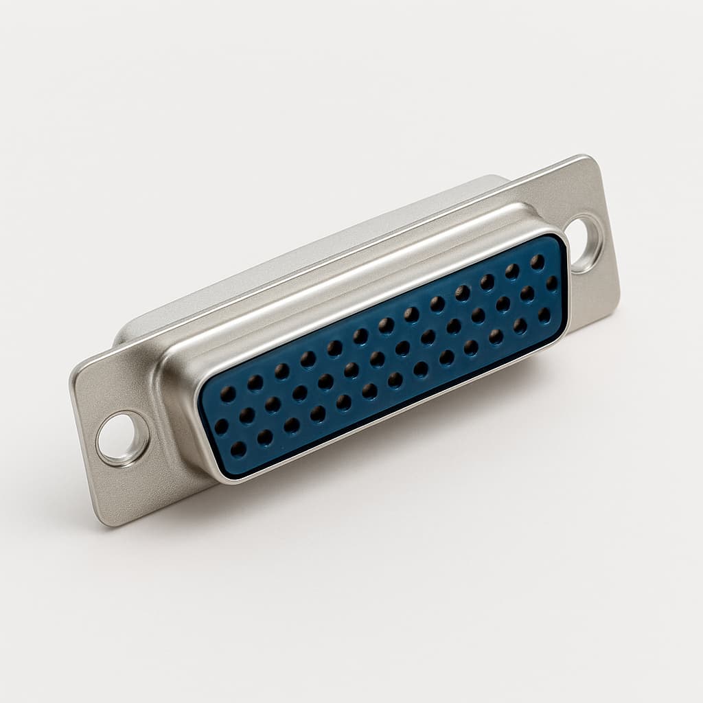 Molex / FCT 1731140401 (FU37S7-2710) D-SUB Receptacle — illustrative AI-generated image