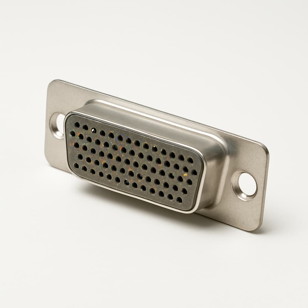 Molex / FCT 1731090834 (FU50P7-1475) D-Sub Plug — illustrative AI-generated image