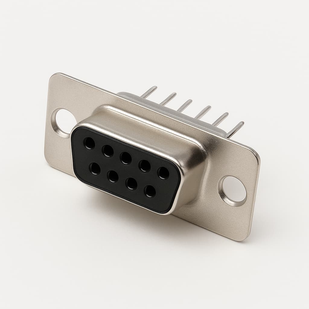 Molex / FCT 1731090404 (FUW09S7-K121) D-SUB Receptacle — illustrative AI-generated image