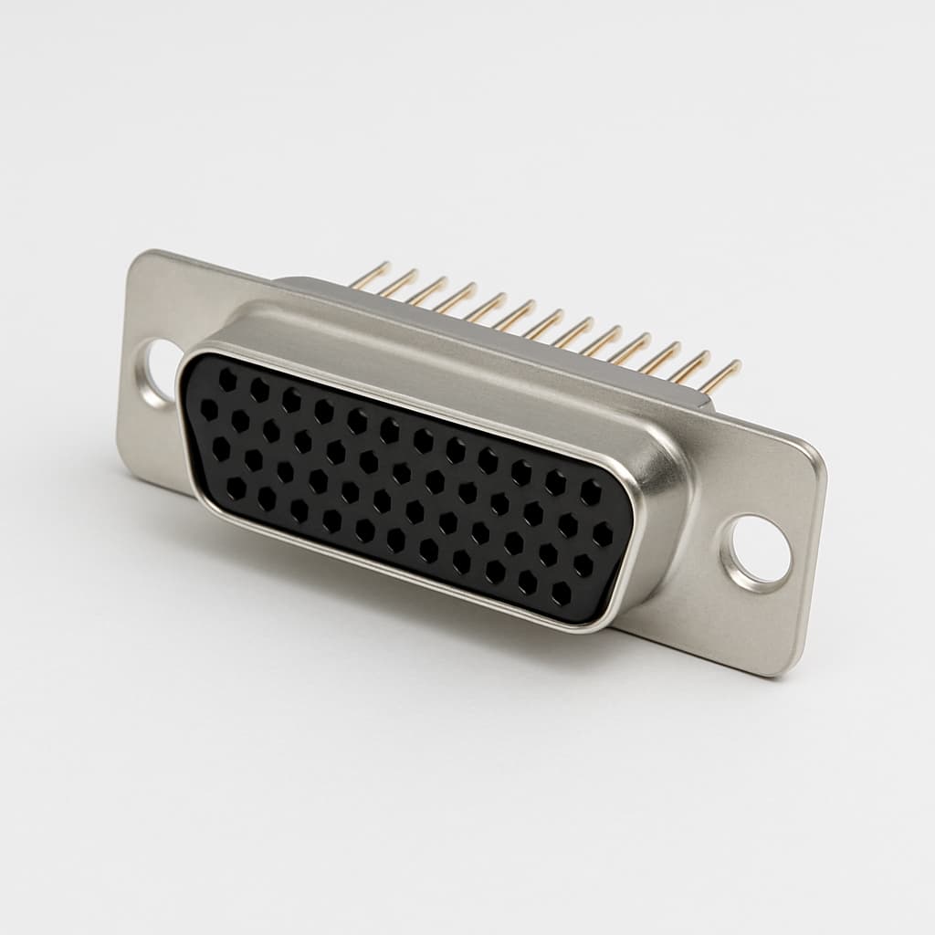 Molex / FCT 1731090676 (FUW37S7-K121) D-SUB CRP Receptacle — illustrative AI-generated image