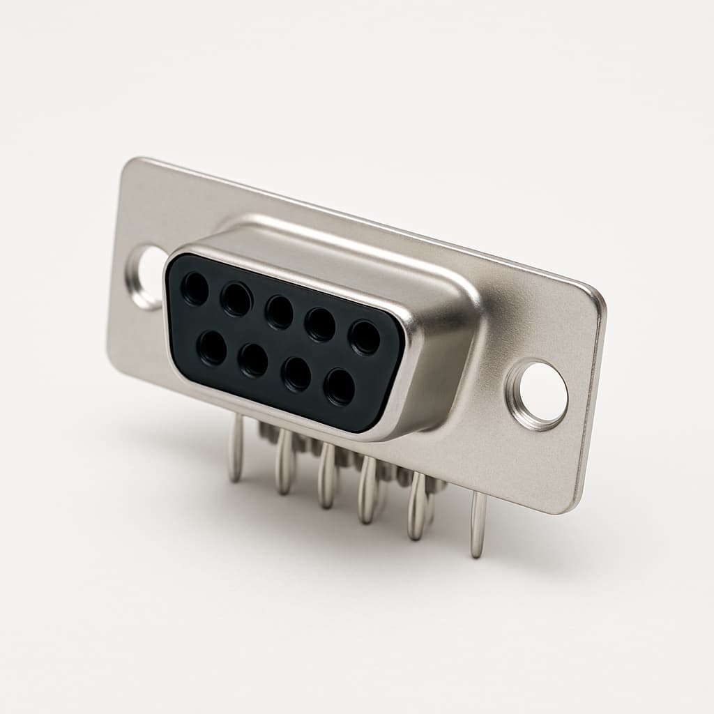 Molex / FCT 1731091959 (FW09S1G1) D-SUB PC Receptacle — illustrative AI-generated image