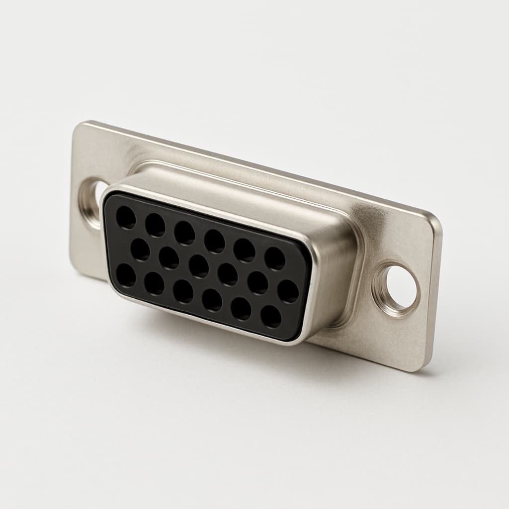 Molex / FCT 1731090485 (FW15S0G1) D-SUB SDR Receptacle — illustrative AI-generated image