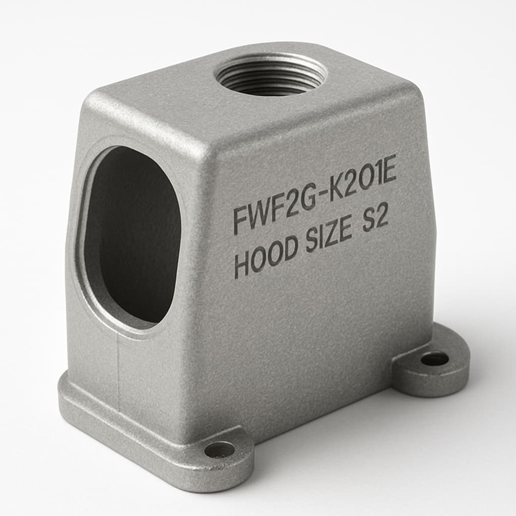 Molex / FCT 1731100088 (FWF2G-K201E) Hood — illustrative AI-generated image