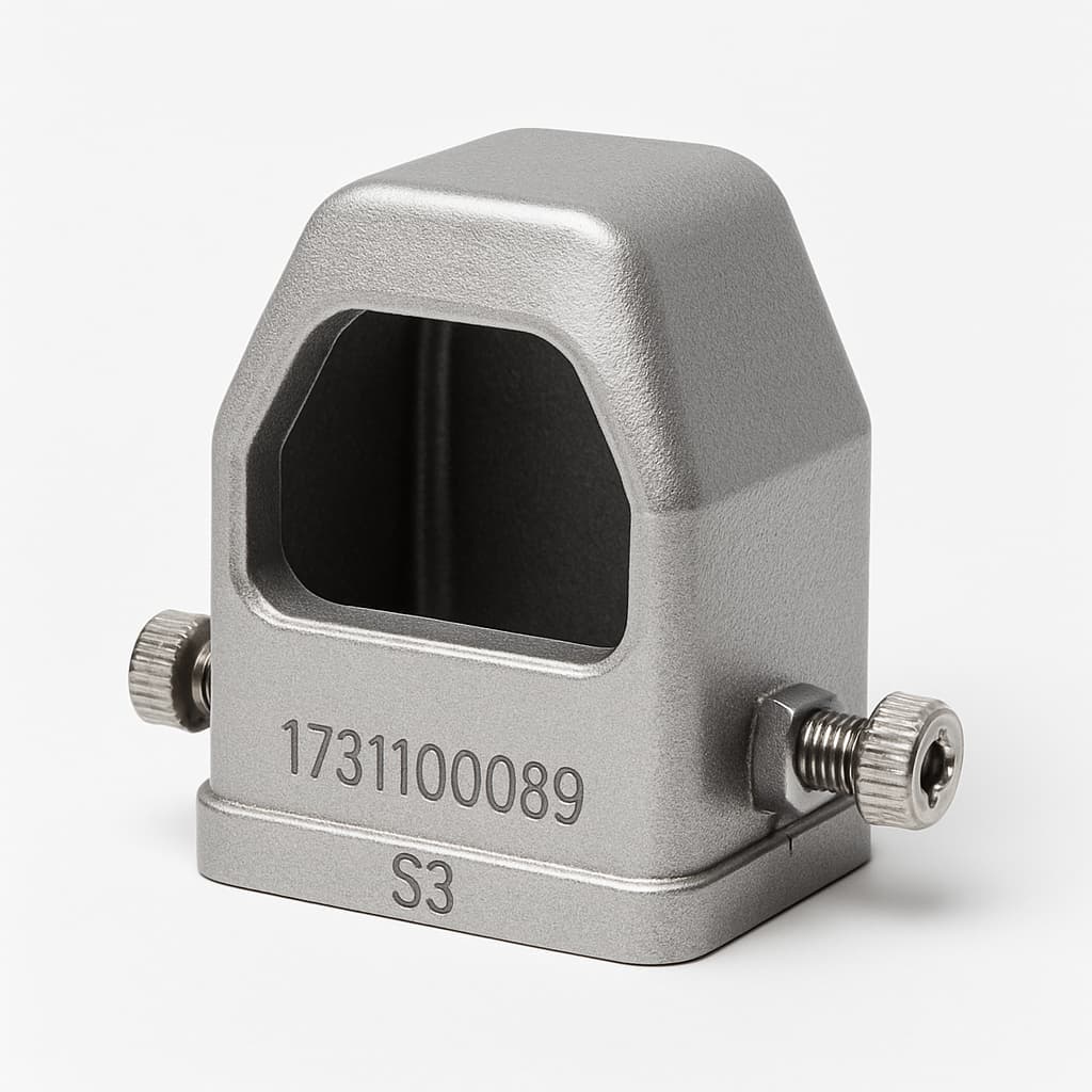 Molex / FCT 1731100089 Hood S3 0 deg with Screwlock — illustrative AI-generated image