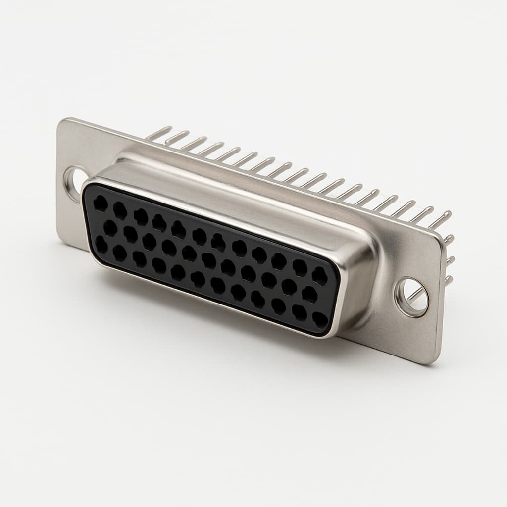 Molex / FCT 1731100251 (FWDF25S4) D-Sub Wrap Receptacle — illustrative AI-generated image