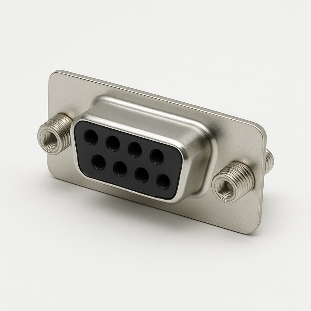 Molex / FCT 1731100045 (FWDFM09SA) D-SUB SDR Receptacle — illustrative AI-generated image