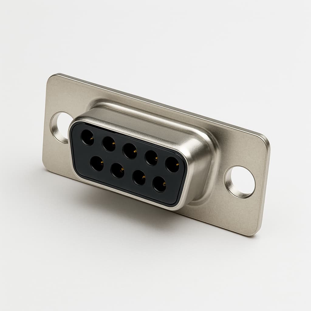 Molex / FCT 1731100175 D-SUB SDR Receptacle 09 — illustrative AI-generated image