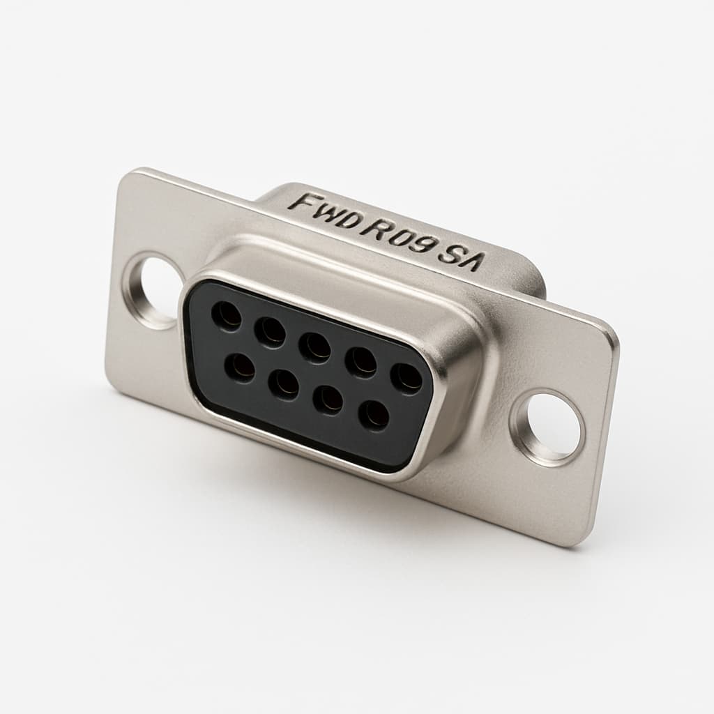 Molex / FCT 1731100051 D-SUB SDR Receptacle — illustrative AI-generated image