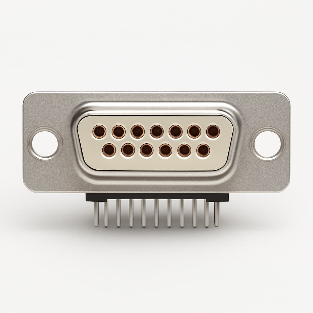 Molex / FCT 1731100052 (FWDR15SA) D-SUB SDR Receptacle — illustrative AI-generated image