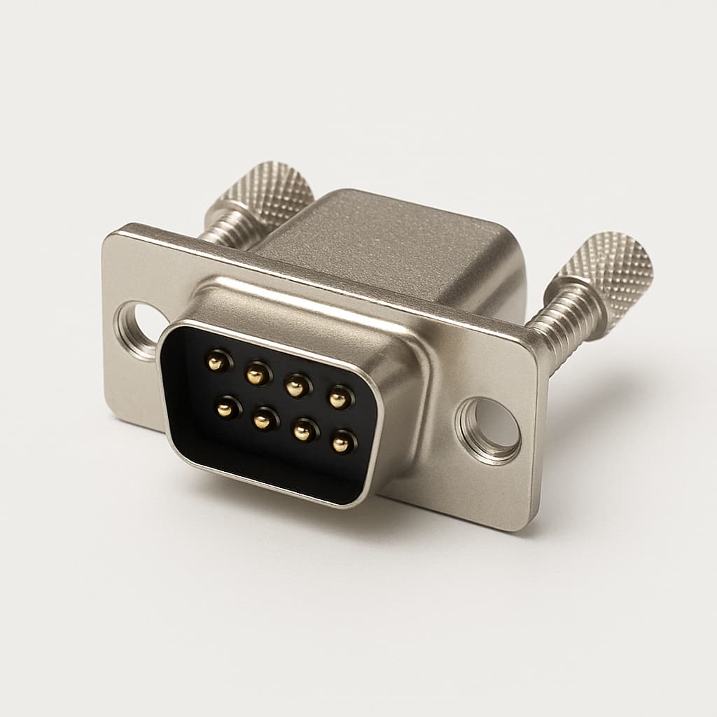Molex / FCT 1731100053 (FWDRM09PA) D-Sub SDR Plug — illustrative AI-generated image