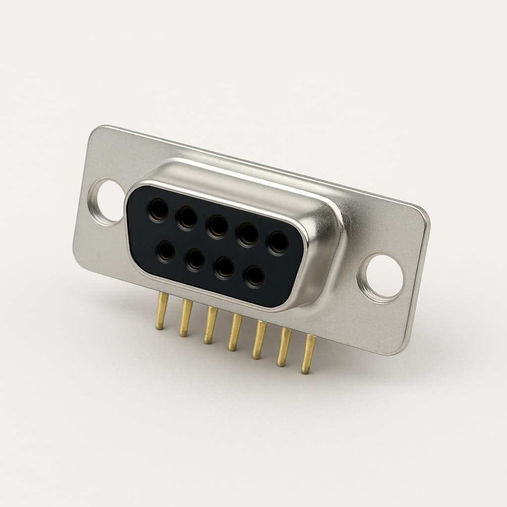 Molex / FCT 1731100068 (FWDRM09S1A) D-SUB Receptacle — illustrative AI-generated image