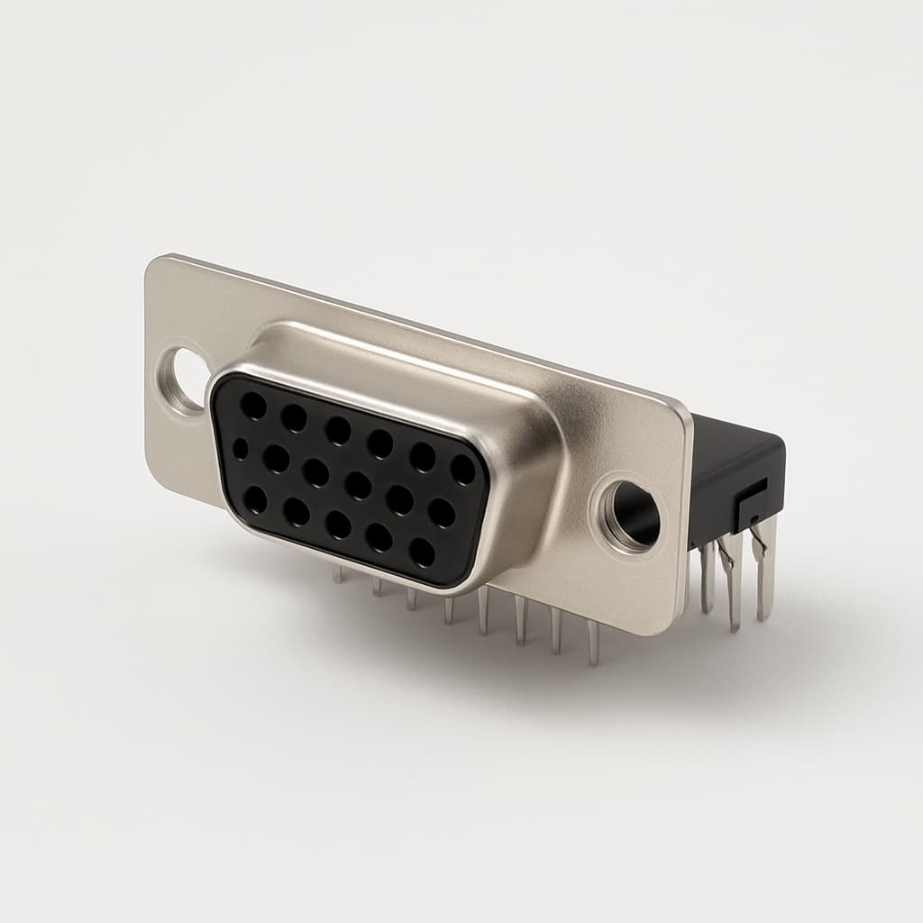 Molex / FCT 1731100078 (FWDRM15S25A) D-SUB Receptacle — illustrative AI-generated image