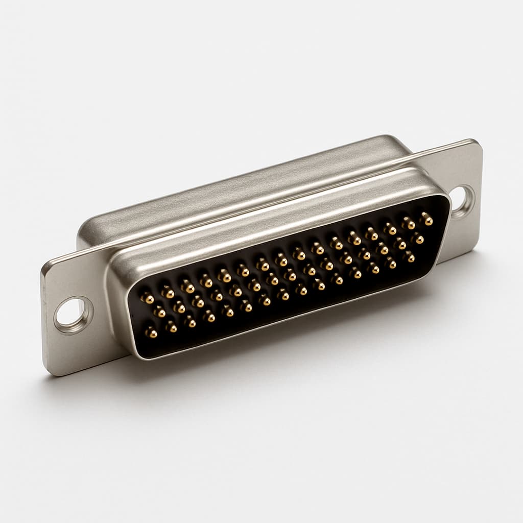 Molex / FCT 1731100056 (FWDRM37PA) D-Sub Plug — illustrative AI-generated image