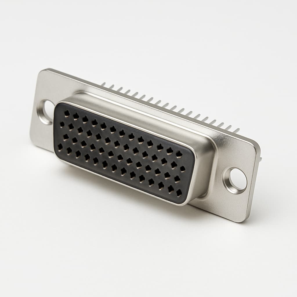 Molex / FCT 1731100061 (FWDRM37SA) D-SUB SDR Receptacle — illustrative AI-generated image