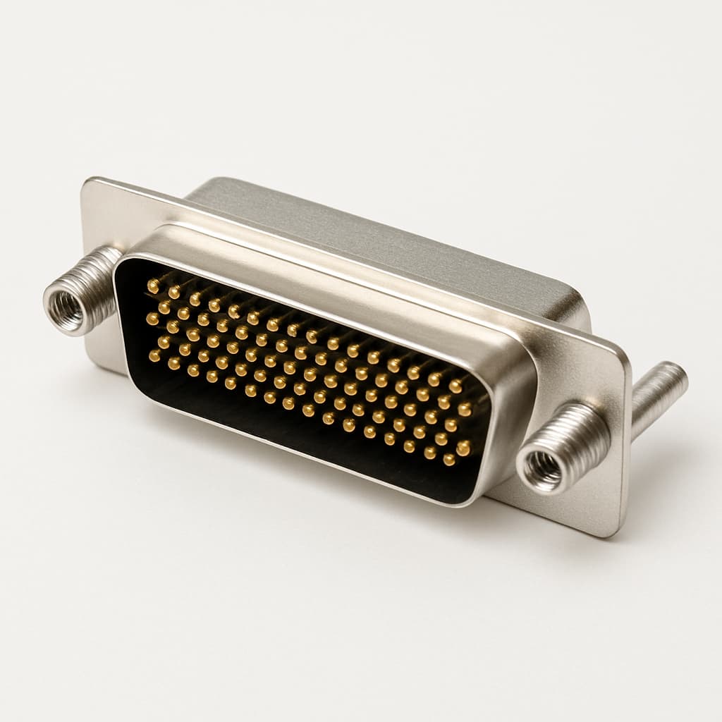 Molex / FCT 1731100001 (FWDRM50P5A) D-Sub Plug, 50 Pin — illustrative AI-generated image