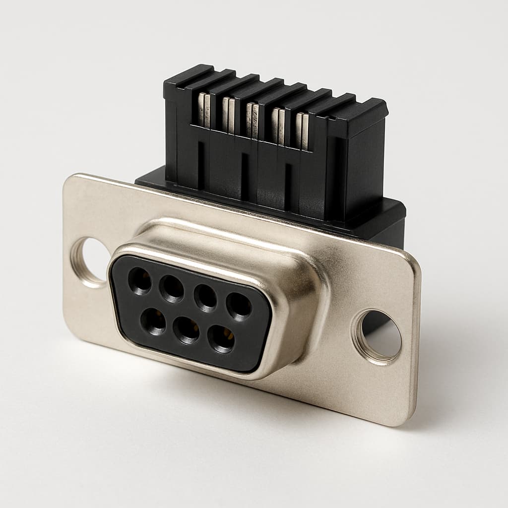 Molex / FCT 1731090852 (FZ09S15-K49) D-SUB IDC Receptacle — illustrative AI-generated image