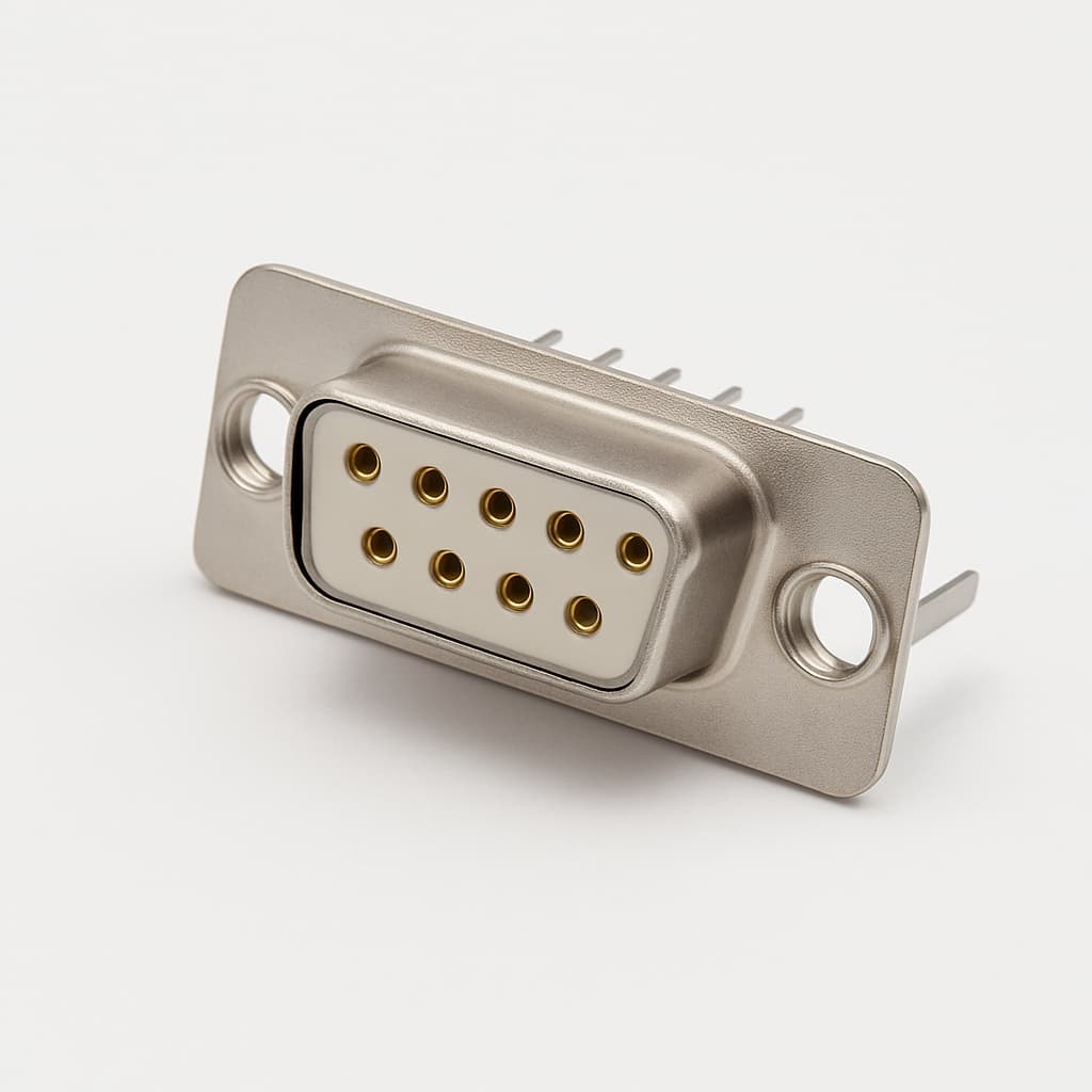 Molex / FCT 1731090617 (FZ09S1G1) D-Sub PC Receptacle — illustrative AI-generated image